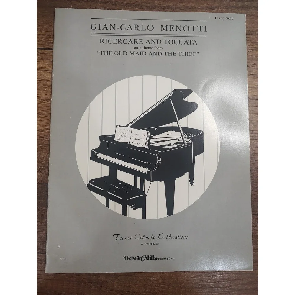 RICERCARE AND TOCCATA ON A THEME FROM THE OLD MAID AND THE THIEF PIANO SOLO M23